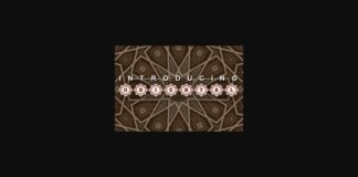 Oriental Font Poster 1