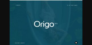 Origo Pro Font Poster 1