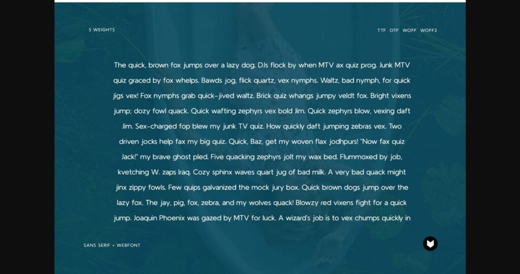 Origo Pro Font Poster 4