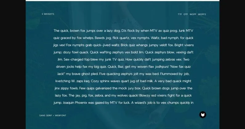 Origo Pro Font Poster 4
