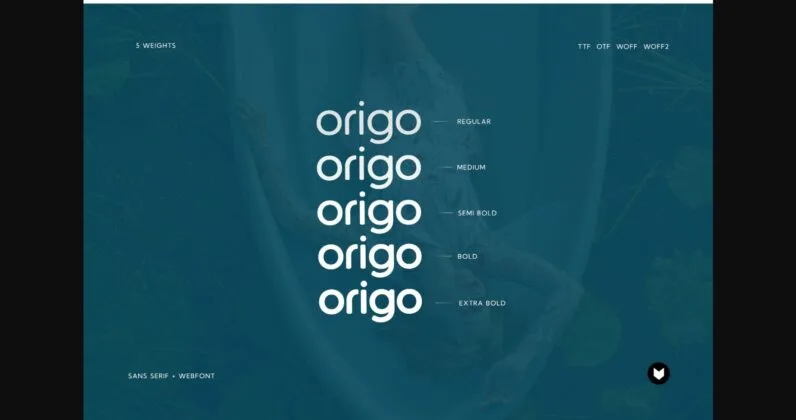 Origo Pro Font Poster 7