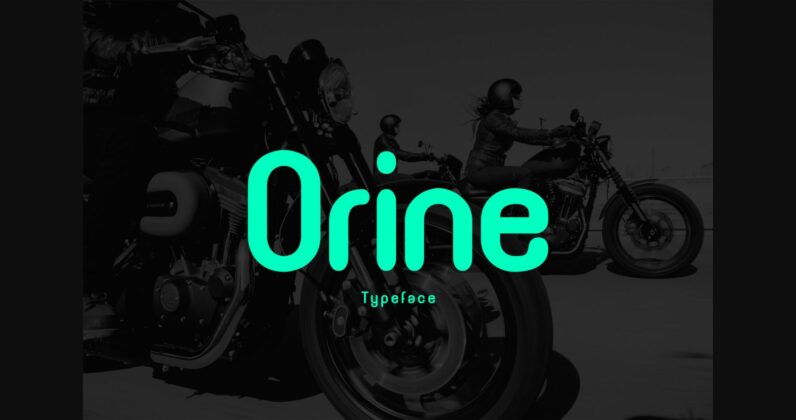 Orine Font Poster 3