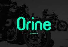 Orine Font Poster 1