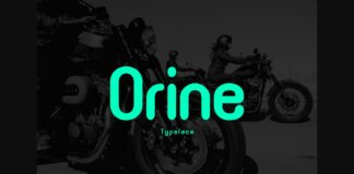 Orine Font Poster 1