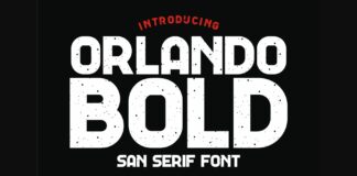 Orlando Bold Font Poster 1