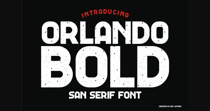 Orlando Bold Font Poster 1