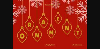 Ornament Font Poster 1