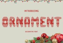 Ornament Font Poster 1