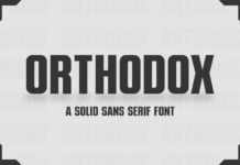 Orthodox Font Poster 1