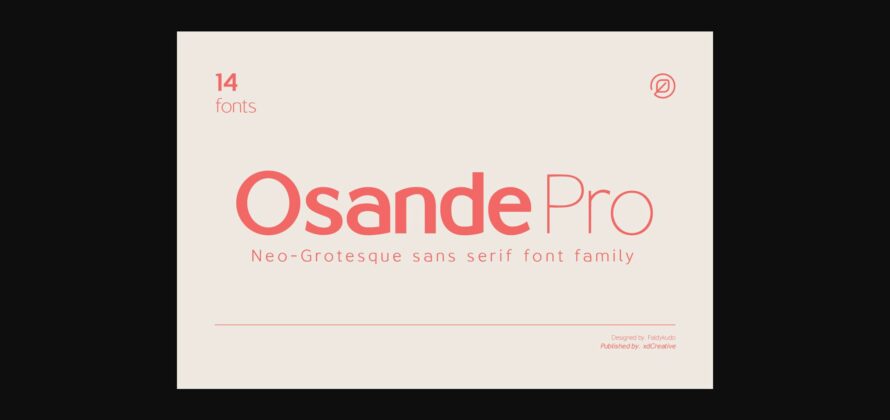 Osande Font Poster 3