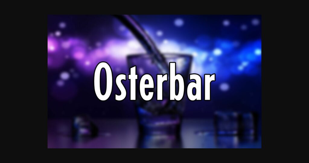 Osterbar Font Poster 1