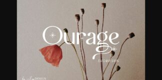 Ourage Font Poster 1