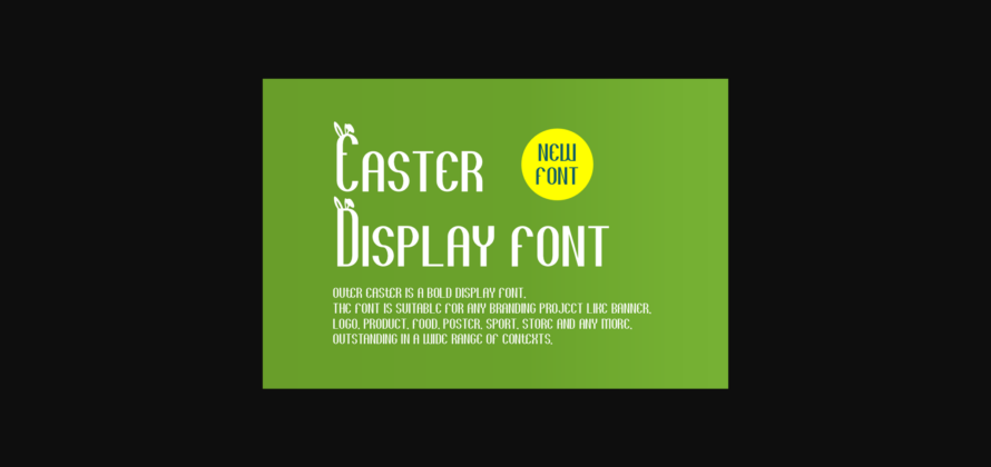 Outer Easter Font Poster 4