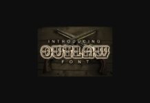 Outlaw Font Poster 1