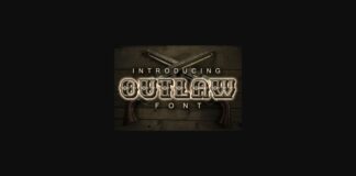 Outlaw Font Poster 1