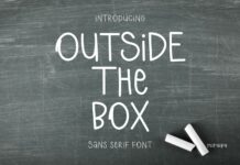 Outside the Box Font Poster 1