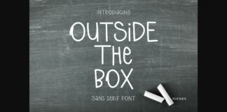Outside the Box Font Poster 1
