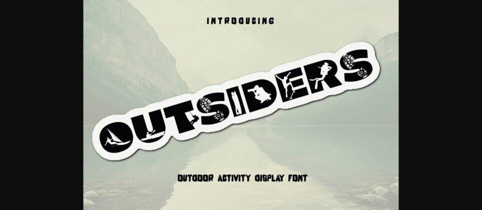 Outsiders Font Poster 3