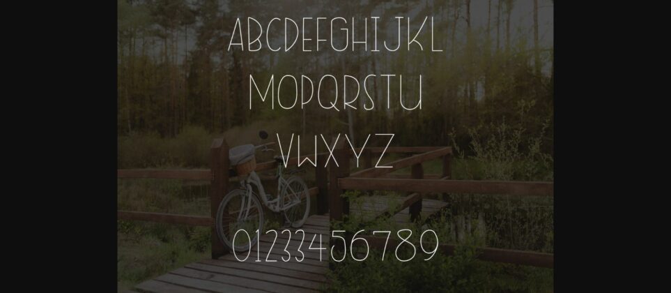 Overgrown Font Poster 5