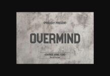 Overmind Font Poster 1