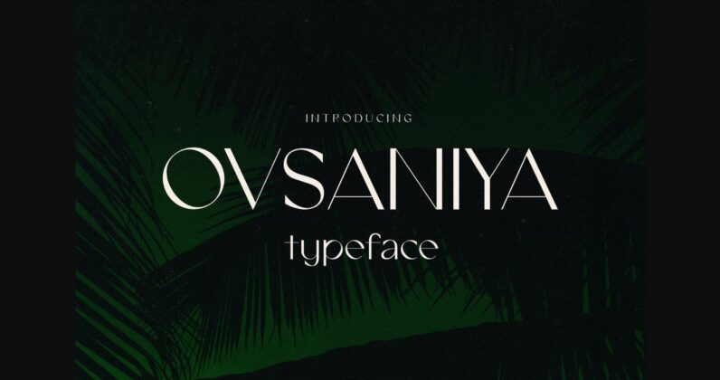 Ovsaniya Font Poster 3
