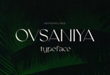 Ovsaniya Font Poster 1