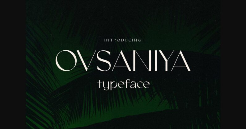 Ovsaniya Font Poster 1