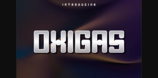 Oxigas Font Poster 1