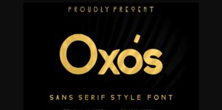 Oxos Font Poster 1