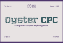 Oyster CPC Font Poster 1