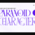 Paranoid Character Font