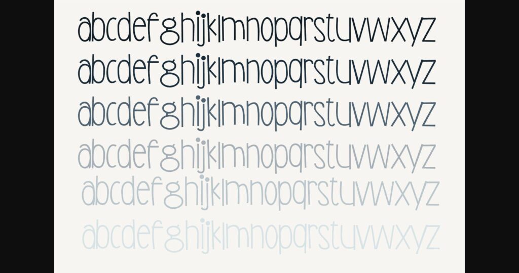 PN Fuddy Duddies Font Poster 5