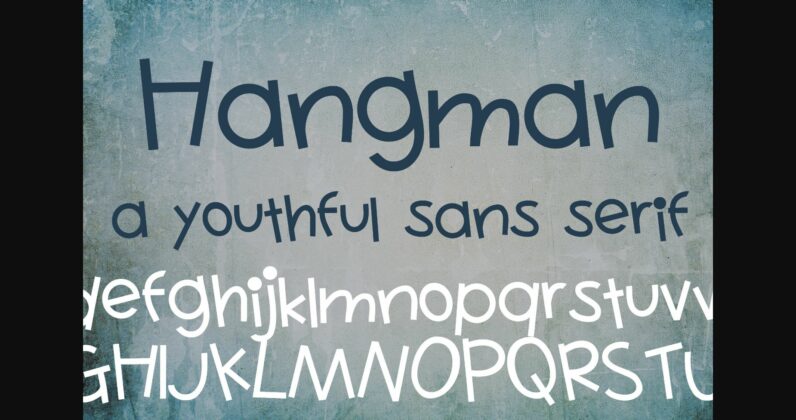 PN Hangman Font Poster 3