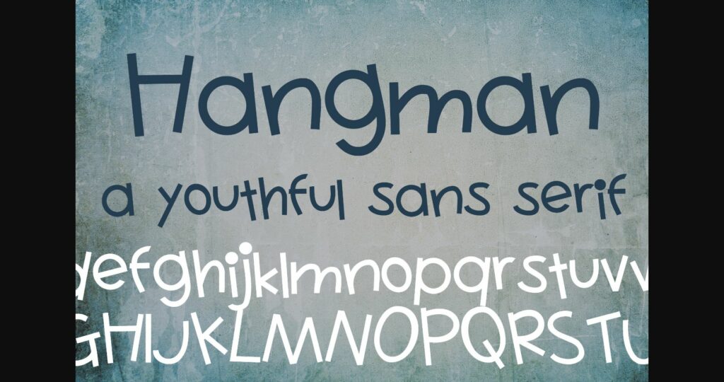 PN Hangman Font Poster 1