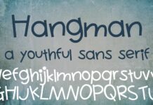 PN Hangman Font Poster 1