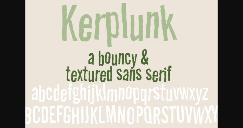 PN Kerplunk Font Poster 3