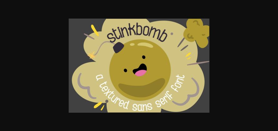 PN Stinkbomb Font Poster 3