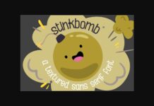 PN Stinkbomb Font Poster 1