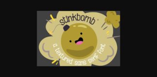 PN Stinkbomb Font Poster 1