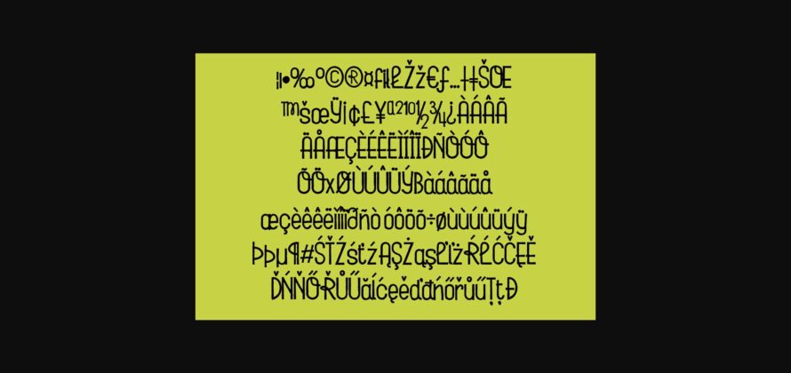 PN Stinkbomb Font Poster 6