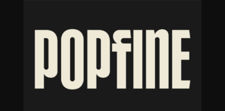 Popfine Font Poster 1