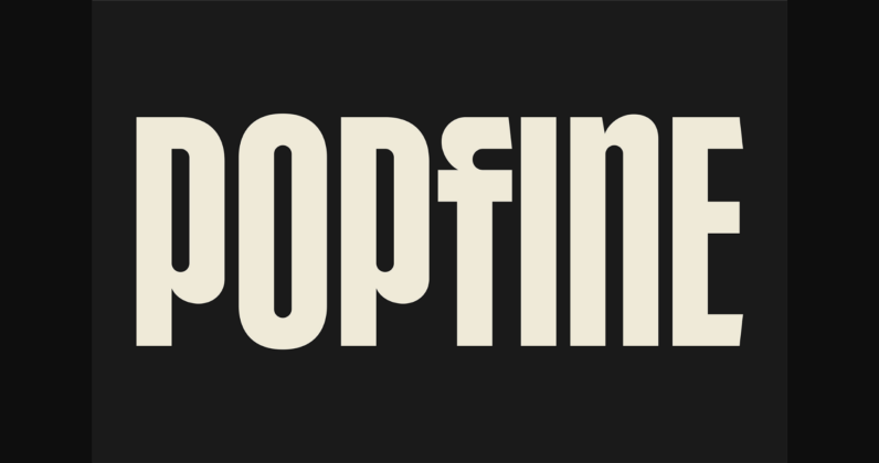 Popfine Font Poster 1