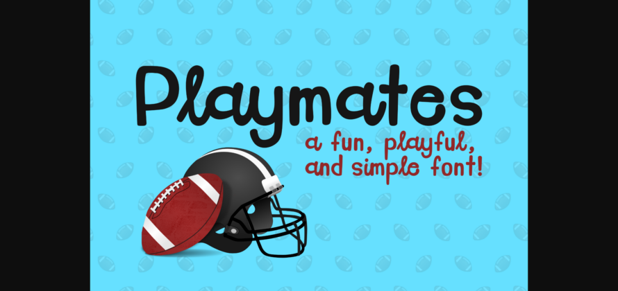 Playmates Font Poster 3