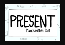 Present Font Poster 1