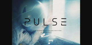 Pulse Font Poster 1