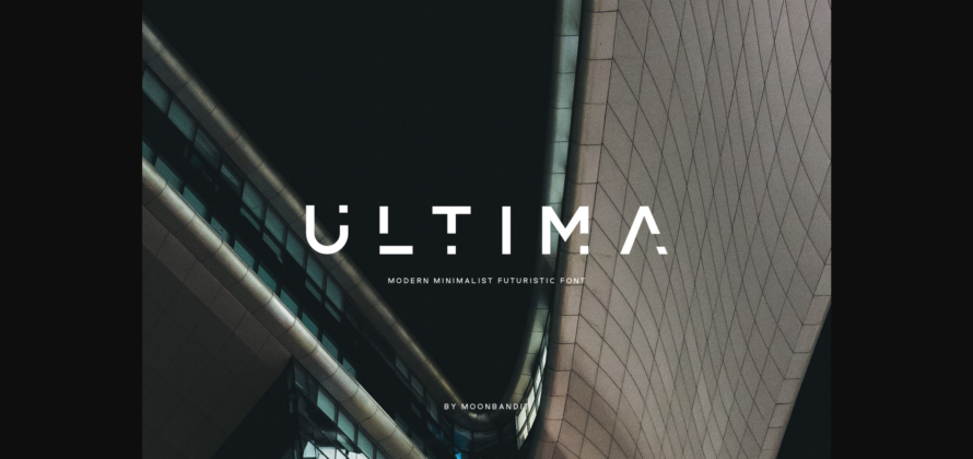 Ultima Font Poster 3