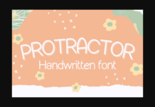 Protractor Font Poster 1