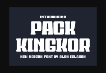 Pack Kingkor Font Poster 1