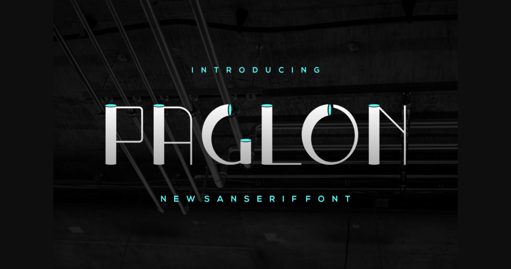 Paglon Font Poster 3