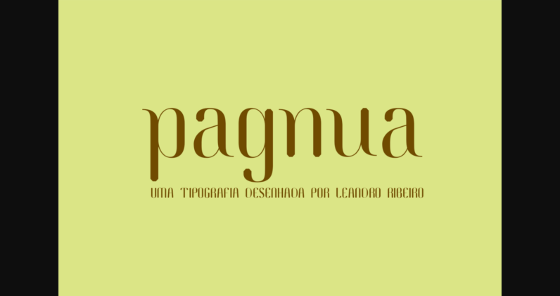 Pagnua Font Poster 3